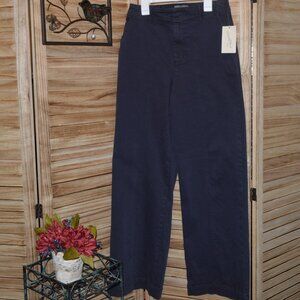 NWT Universal Threads 4 Navy Blue Wide Leg Pants High Waist